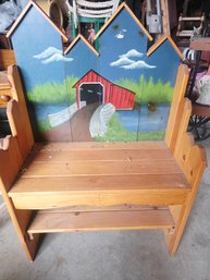 Beautiful Hand Painted Bench