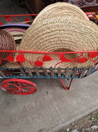 As Found Garden Wagon Full Of Hats