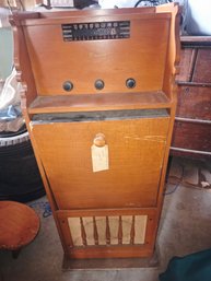 Antique Radio And Record Player