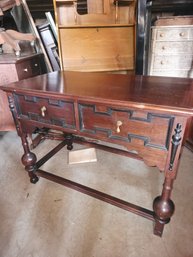 Amazing Antique Sideboard Or Buffet Table