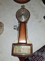 Antique Electric Sessions Banjo Clock Untested