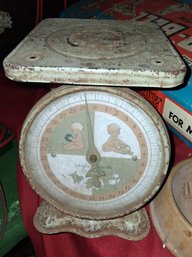 Nice Antique Scale As Found Glass Is Intact