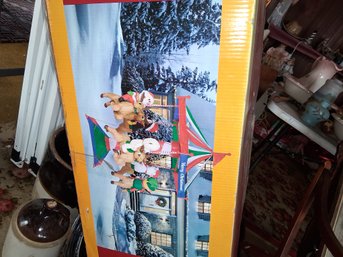 New Inbox Christmas 7 Ft Christmas Carousel