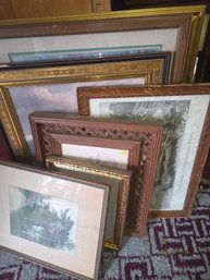 Smaller Lot Of Frames, Prints