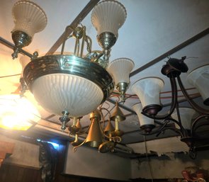 Four Hanging Light Fixtures, No Issues