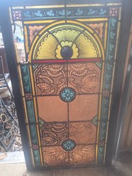 Church Window Stained Glass Panel