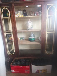 Cabinet, Curio With The Contents, Or Without, Or Just The Contents