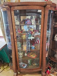 Curio With All The Contents, All Vintage Christmas