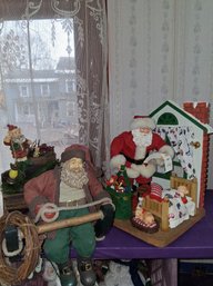 Vintage Christmas Santa Claus Centerpieces