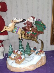 Flying Santa Claus Display