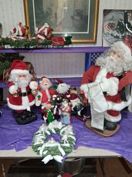 Nice Vintage Christmas Lot All The Santas