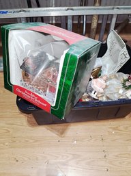 Vintage Christmas New And Used Full Tub