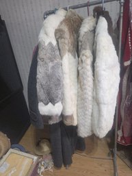 Fur Coats, At Least One Is A Genuine Rabbit Coat