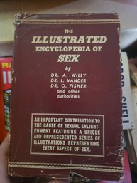 Box Of Books. Encyclopedia Of Sex, Travel Guides, Magazines