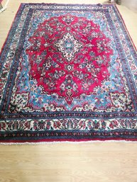 Hand-Knotted Authentic Persian Versatile Style Sabzewar Rug