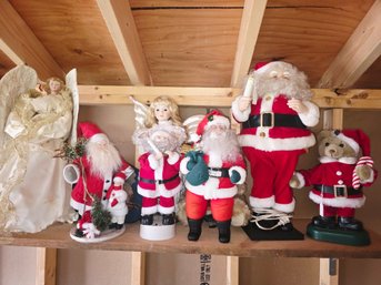Collection Of Santas And Angels