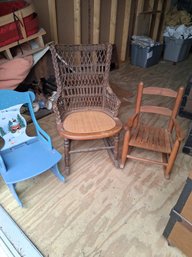 3 Nice Wooden Kids Chairs