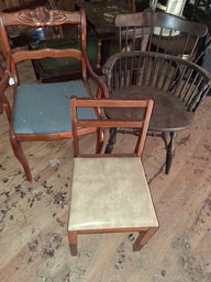 Nice Barn Find Three Antique Chairs
