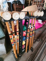Vintage Franklin Croquet Set