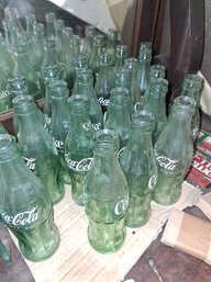 Barn Find All The Coca-Cola Green Glass Bottles