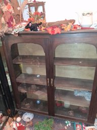 Gorgeous Antique Double Door Bookcase