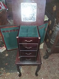 Beautiful Tall Boy Victorian Style Jewelry Box