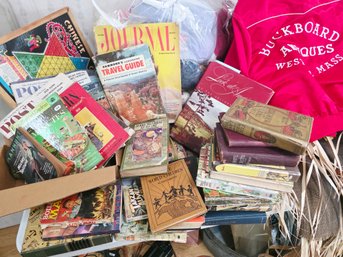 Large Lot Of Vintage And Antique Books