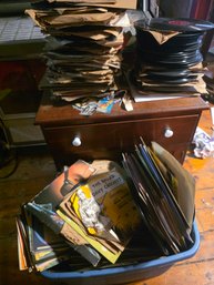 Giant Lot Of Vinyl Records