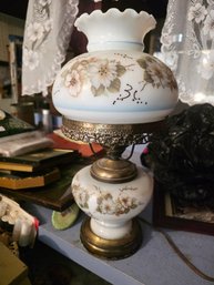 Hand Painted Hurricane Lamp