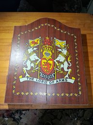 Wooden Dart Board Slightly Used