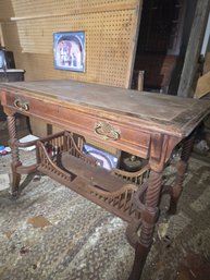 Antique Wooden Library, Writing Table