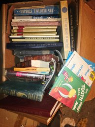Box Of Books, Some Old Dr.seuss Children Books, Mix