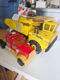 Two Vintage Larger Tonka Trucks