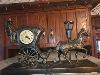 Horse And Carriage Clock, Untested