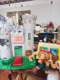 Vintage  Toys, Fisher Price 1994 Castle, Ogre, Disney Play House