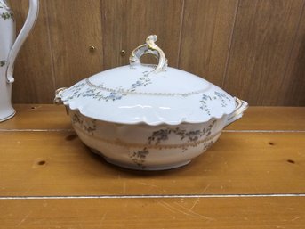 Antique Haviland Limoges Tureen - Covered Serving Bowl