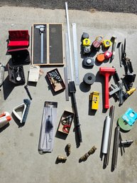 Large Collection Of Precision Measuring Tools, Hand Tools, And Hardware