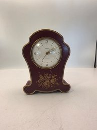 Vintage Swiss-made Desk Or Mantel Clock, A Musical Alarm Clock By  Semca