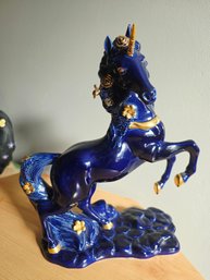 Princeton Gallery (affiliated With Lenox)  Midsummer Night Unicorn Porcelain Figurine 1995