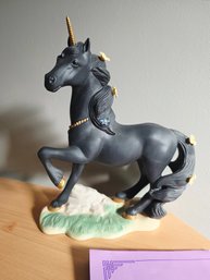 Princeton Gallery (affiliated With Lenox)   'Love's Magic' Matte Black Unicorn