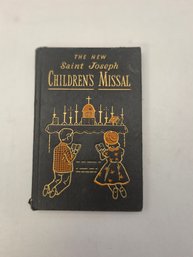 Vintage Black Hardcover Copy Of The New Saint Joseph Children's Missal By Rev. H. Hoever