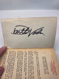 STAR WARS 1977 By George Lucas Second Printing Signed By Kermit Eller As Darth Vader
