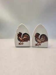 Vintage Ceramic Salt And Pepper Shakers Shaped Like Clothes Irons