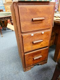 Small Antique Craftsman Made Drawered Cabinet