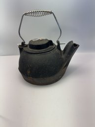 Rustic Cast Iron Wood Stove Humidifier Or Hearth Kettle