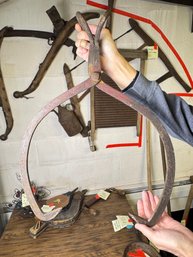 (39A) LARGE ANTIQUE TONGS