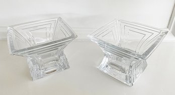 Mikasa? Lead Crystal Candleholders