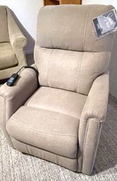 NEW W TAGS Ashley Markridge Power Lift Recliner Chair In Gray MSRP $599. Lifts For Standing, Full Recline Too