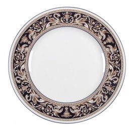 Florentine Dark Blue Rim (No Center Design) By WEDGWOOD Single Dinner Plate