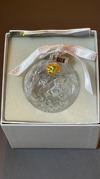 New In Box, Collectible Waterford TIMES SQUARE COLLECTION Christmas Ball